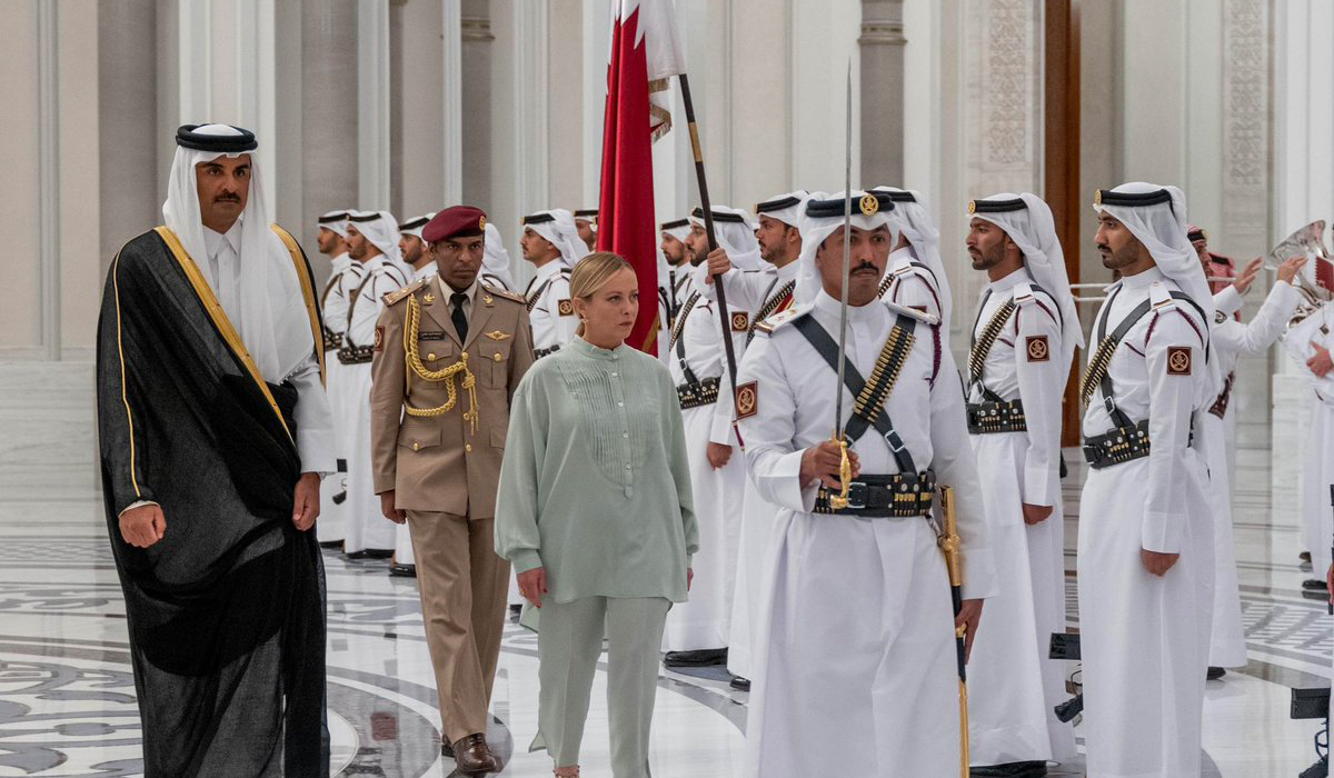 HH the Amir Affirms Depth of Relations between Qatar and Italy